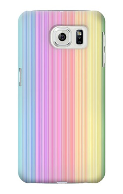 S3849 Couleurs verticales colorées Etui Coque Housse pour Samsung Galaxy S7 Edge
