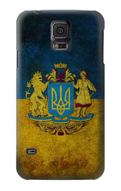 S3858 Drapeau de l'Ukraine Etui Coque Housse pour Samsung Galaxy S5
