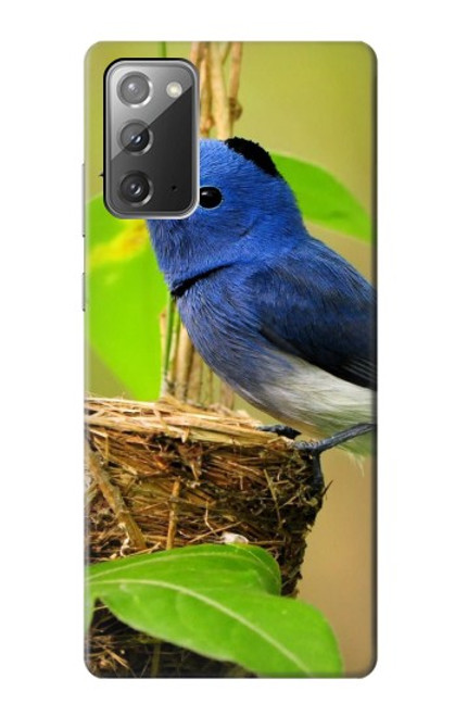 S3839 Oiseau bleu du bonheur Oiseau bleu Etui Coque Housse pour Samsung Galaxy Note 20