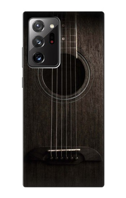 S3834 Guitare noire Old Woods Etui Coque Housse pour Samsung Galaxy Note 20 Ultra, Ultra 5G