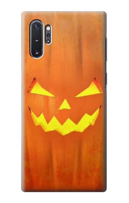 S3828 Citrouille d'Halloween Etui Coque Housse pour Samsung Galaxy Note 10 Plus
