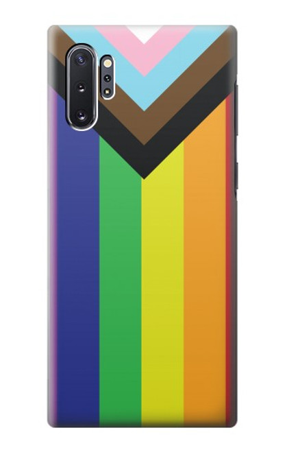 S3846 Drapeau de fierté LGBT Etui Coque Housse pour Samsung Galaxy Note 10 Plus