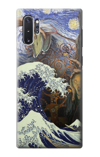 S3851 Monde de l'art Van Gogh Hokusai Da Vinci Etui Coque Housse pour Samsung Galaxy Note 10 Plus