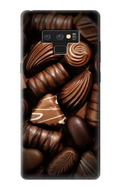 S3840 Amateurs de chocolat au lait au chocolat noir Etui Coque Housse pour Note 9 Samsung Galaxy Note9