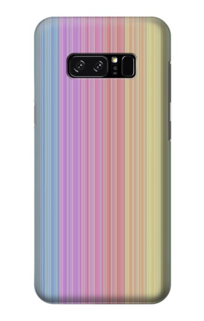 S3849 Couleurs verticales colorées Etui Coque Housse pour Note 8 Samsung Galaxy Note8