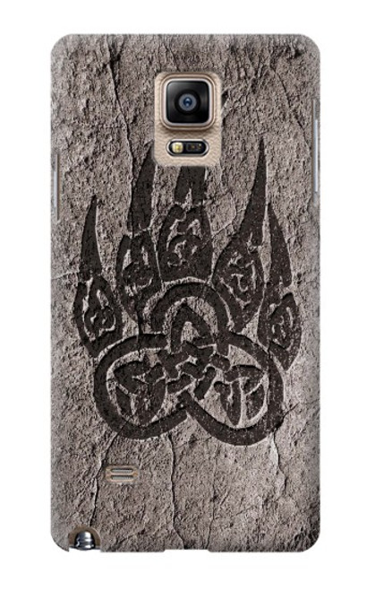 S3832 Patte d'ours nordique viking Berserkers Rock Etui Coque Housse pour Samsung Galaxy Note 4