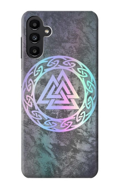 S3833 Valknut Odin Wotans Noeud Hrungnir Coeur Etui Coque Housse pour Samsung Galaxy A13 5G