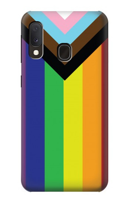 S3846 Drapeau de fierté LGBT Etui Coque Housse pour Samsung Galaxy A20e