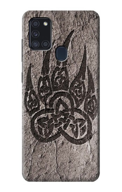 S3832 Patte d'ours nordique viking Berserkers Rock Etui Coque Housse pour Samsung Galaxy A21s