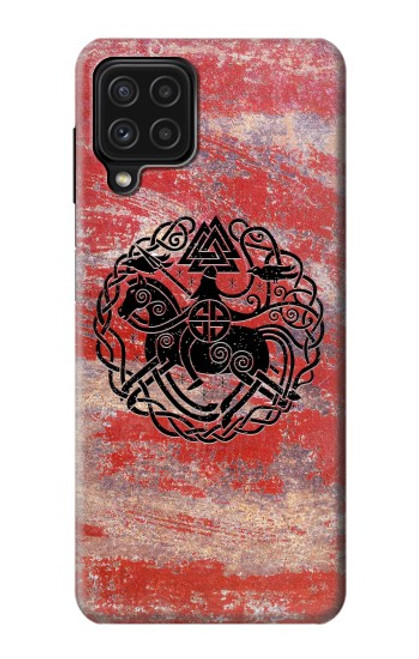 S3831 Symbole antique nordique viking Etui Coque Housse pour Samsung Galaxy A22 4G