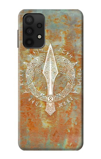 S3827 Lance Gungnir d'Odin Norse Viking Symbol Etui Coque Housse pour Samsung Galaxy A32 5G