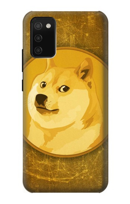 S3826 Dogecoin Shiba Etui Coque Housse pour Samsung Galaxy A02s, Galaxy M02s  (NOT FIT with Galaxy A02s Verizon SM-A025V)