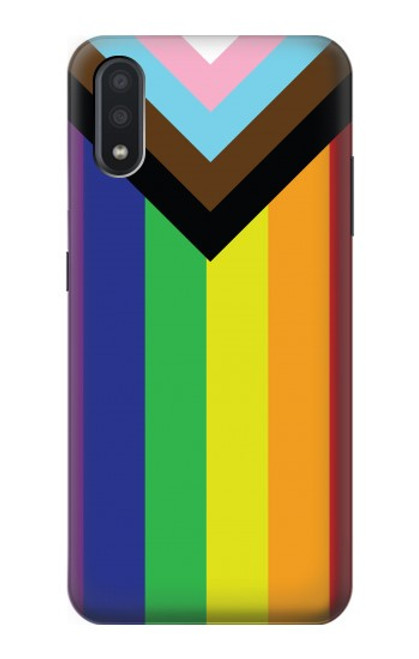 S3846 Drapeau de fierté LGBT Etui Coque Housse pour Samsung Galaxy A01