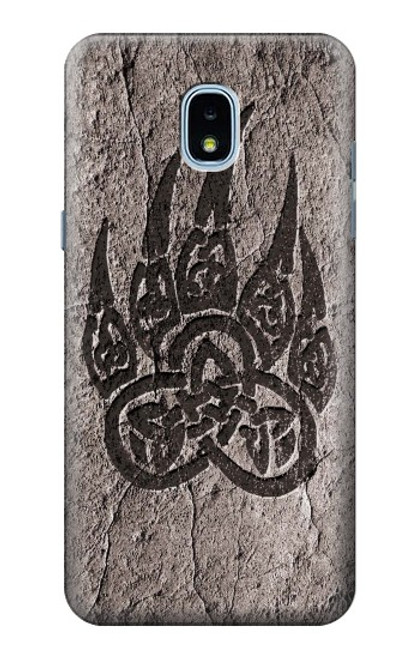 S3832 Patte d'ours nordique viking Berserkers Rock Etui Coque Housse pour Samsung Galaxy J3 (2018), J3 Star, J3 V 3rd Gen, J3 Orbit, J3 Achieve, Express Prime 3, Amp Prime 3