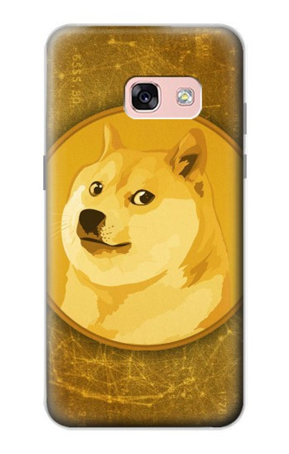 S3826 Dogecoin Shiba Etui Coque Housse pour Samsung Galaxy A3 (2017)