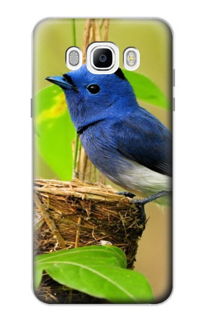 S3839 Oiseau bleu du bonheur Oiseau bleu Etui Coque Housse pour Samsung Galaxy J7 (2016)