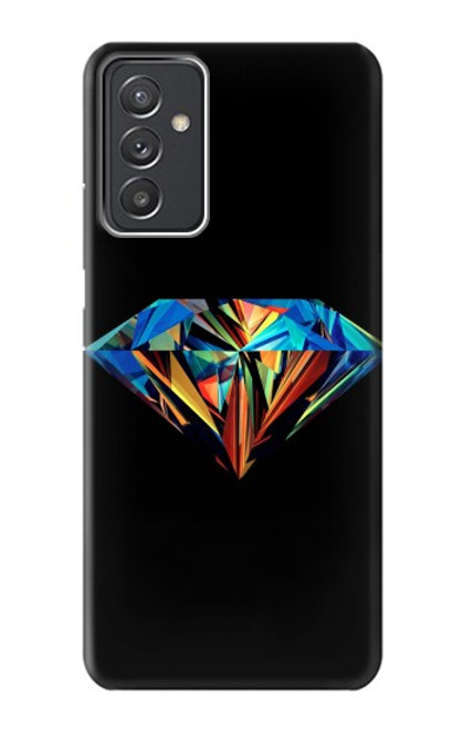S3842 Diamant coloré abstrait Etui Coque Housse pour Samsung Galaxy Quantum 2