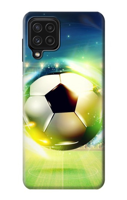 S3844 Ballon de football de football rougeoyant Etui Coque Housse pour Samsung Galaxy M22