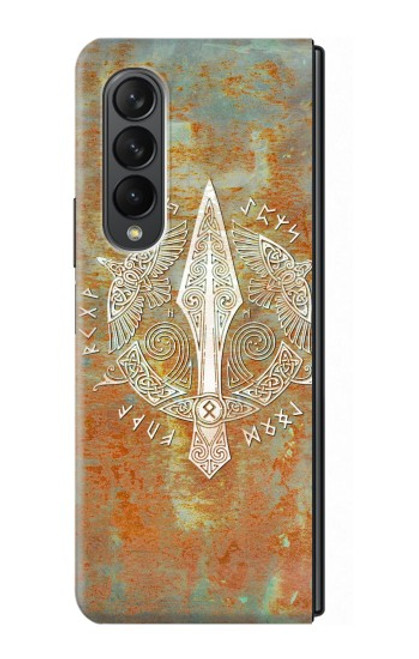 S3827 Lance Gungnir d'Odin Norse Viking Symbol Etui Coque Housse pour Samsung Galaxy Z Fold 3 5G