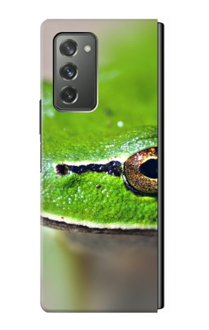 S3845 Grenouille verte Etui Coque Housse pour Samsung Galaxy Z Fold2 5G