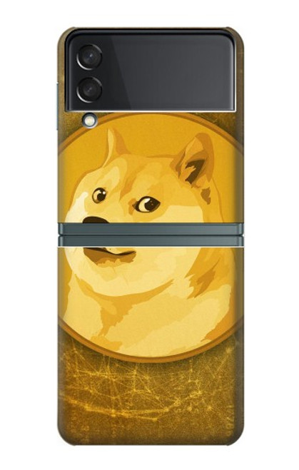 S3826 Dogecoin Shiba Etui Coque Housse pour Samsung Galaxy Z Flip 3 5G