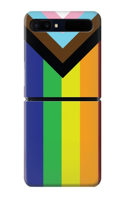 S3846 Drapeau de fierté LGBT Etui Coque Housse pour Samsung Galaxy Z Flip 5G