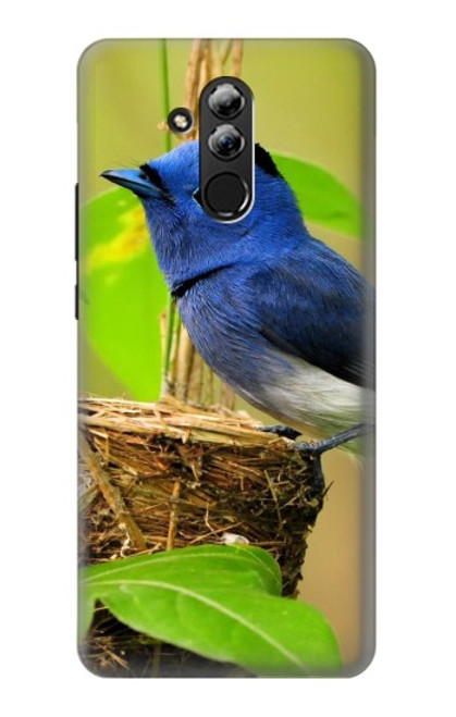 S3839 Oiseau bleu du bonheur Oiseau bleu Etui Coque Housse pour Huawei Mate 20 lite