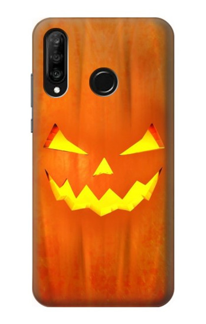 S3828 Citrouille d'Halloween Etui Coque Housse pour Huawei P30 lite