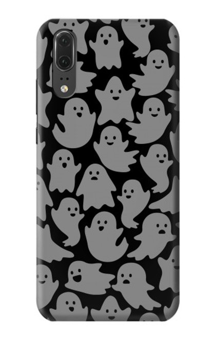 S3835 Motif fantôme mignon Etui Coque Housse pour Huawei P20