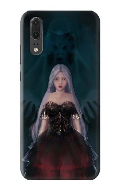 S3847 Lilith Devil Bride Gothique Fille Crâne Grim Reaper Etui Coque Housse pour Huawei P20