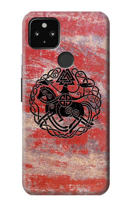 S3831 Symbole antique nordique viking Etui Coque Housse pour Google Pixel 4a 5G