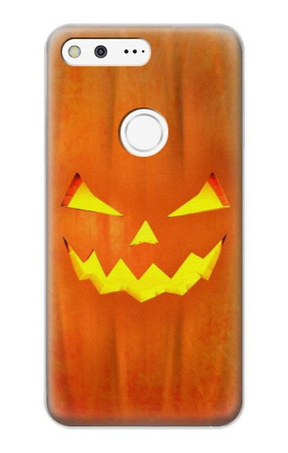 S3828 Citrouille d'Halloween Etui Coque Housse pour Google Pixel XL