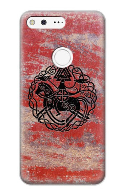 S3831 Symbole antique nordique viking Etui Coque Housse pour Google Pixel XL