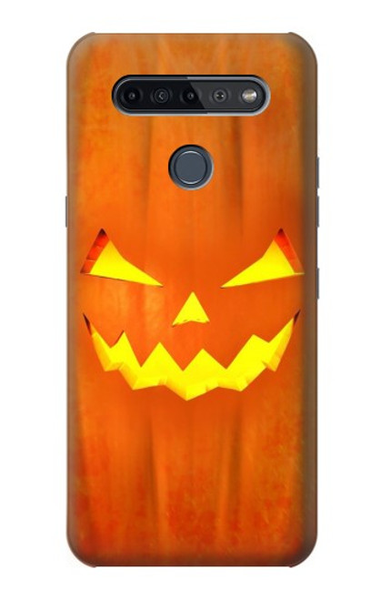S3828 Citrouille d'Halloween Etui Coque Housse pour LG K51S