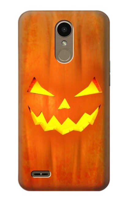 S3828 Citrouille d'Halloween Etui Coque Housse pour LG K10 (2018), LG K30