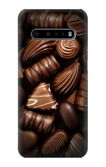 S3840 Amateurs de chocolat au lait au chocolat noir Etui Coque Housse pour LG V60 ThinQ 5G