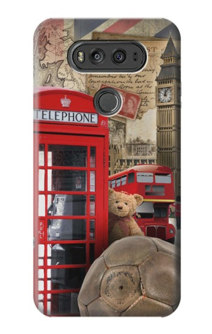 S3856 Vintage Londres Britannique Etui Coque Housse pour LG V20