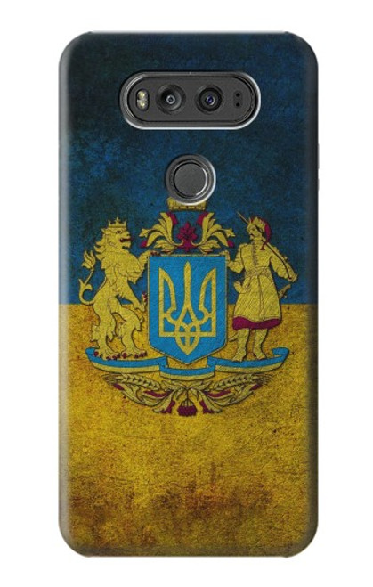 S3858 Drapeau de l'Ukraine Etui Coque Housse pour LG V20