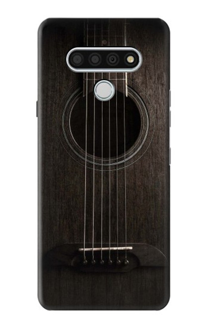 S3834 Guitare noire Old Woods Etui Coque Housse pour LG Stylo 6