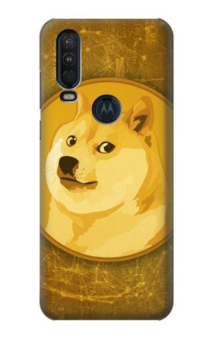 S3826 Dogecoin Shiba Etui Coque Housse pour Motorola One Action (Moto P40 Power)