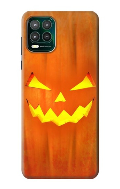 S3828 Citrouille d'Halloween Etui Coque Housse pour Motorola Moto G Stylus 5G