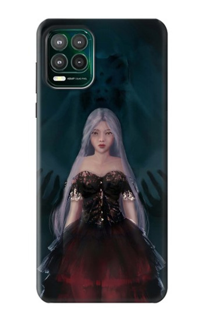 S3847 Lilith Devil Bride Gothique Fille Crâne Grim Reaper Etui Coque Housse pour Motorola Moto G Stylus 5G
