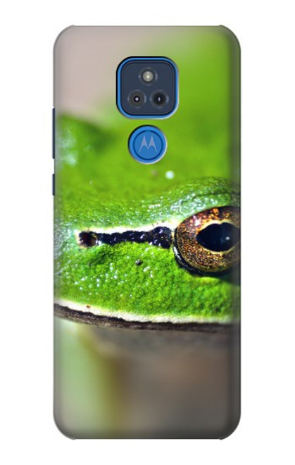 S3845 Grenouille verte Etui Coque Housse pour Motorola Moto G Play (2021)