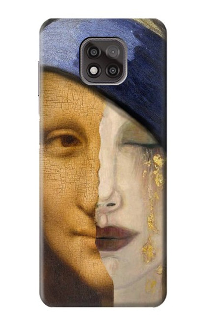 S3853 La Joconde Gustav Klimt Vermeer Etui Coque Housse pour Motorola Moto G Power (2021)