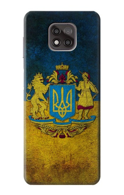 S3858 Drapeau de l'Ukraine Etui Coque Housse pour Motorola Moto G Power (2021)