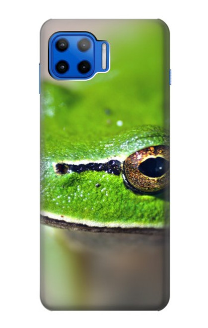 S3845 Grenouille verte Etui Coque Housse pour Motorola Moto G 5G Plus