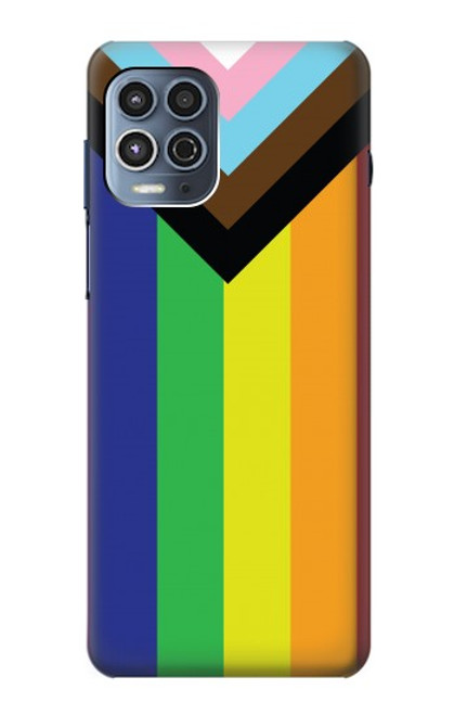 S3846 Drapeau de fierté LGBT Etui Coque Housse pour Motorola Moto G100