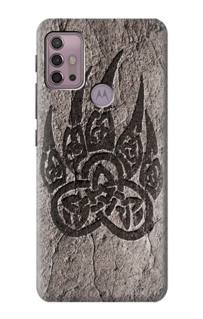 S3832 Patte d'ours nordique viking Berserkers Rock Etui Coque Housse pour Motorola Moto G30, G20, G10