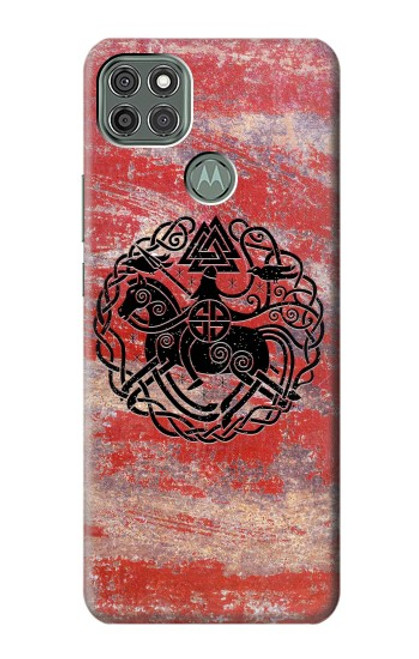 S3831 Symbole antique nordique viking Etui Coque Housse pour Motorola Moto G9 Power