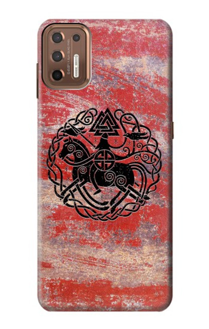 S3831 Symbole antique nordique viking Etui Coque Housse pour Motorola Moto G9 Plus